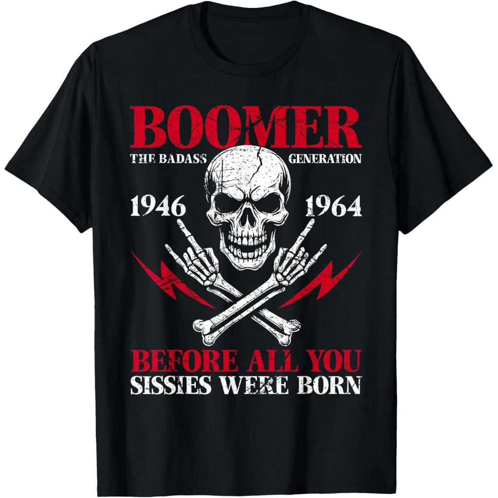 Áo thun cotton nam Boomer Generation Badass Before All You Sissies 1946 1964 Áo thun