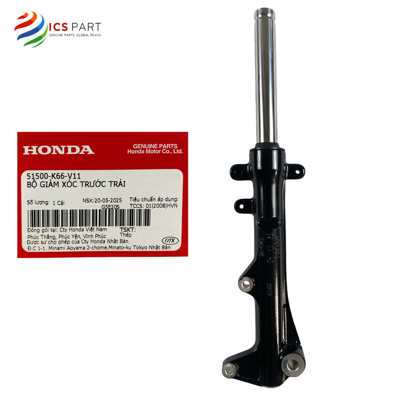 51500K66V11 |  Giảm Xóc, Phược, Thụt  Trước Trái   Air Blade 125  2015 - 2019   Honda