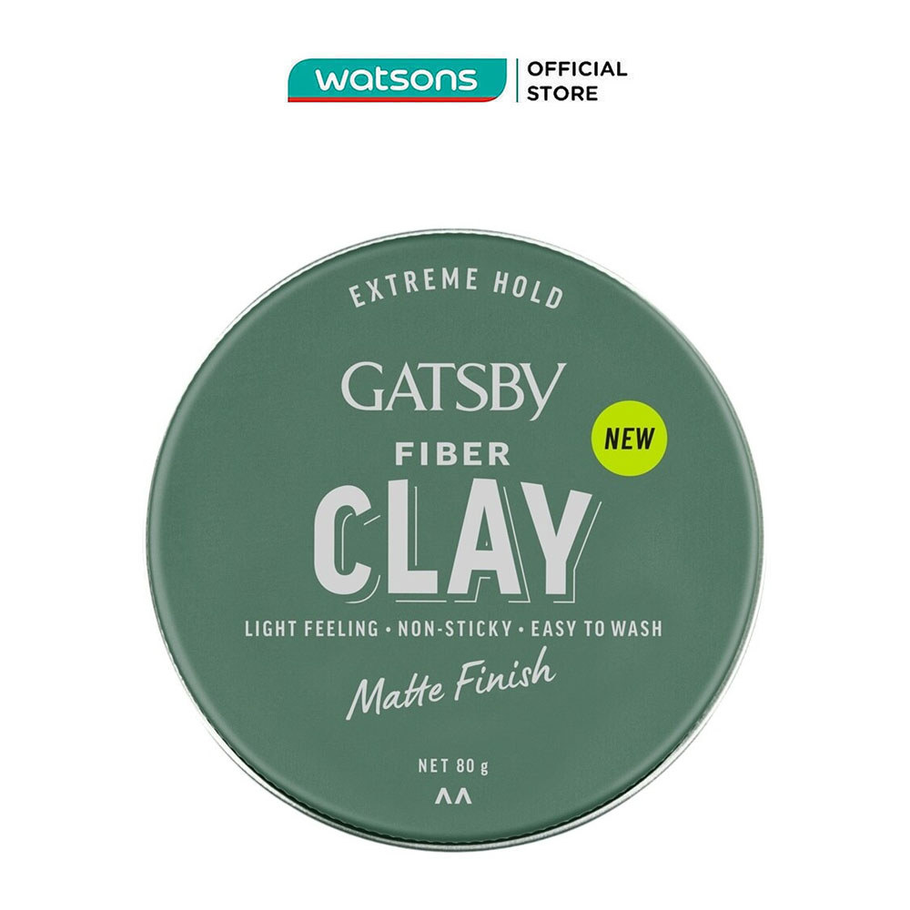 Wax Vuốt Tóc Gatsby Fiber Clay 80g