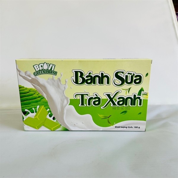 Banh sua chua trà xanh