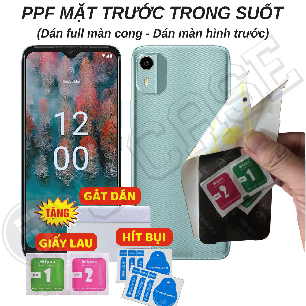 Dán PPF Full Màn Trong Suốt Cho Nokia C12 Pro C12 Plus C10
