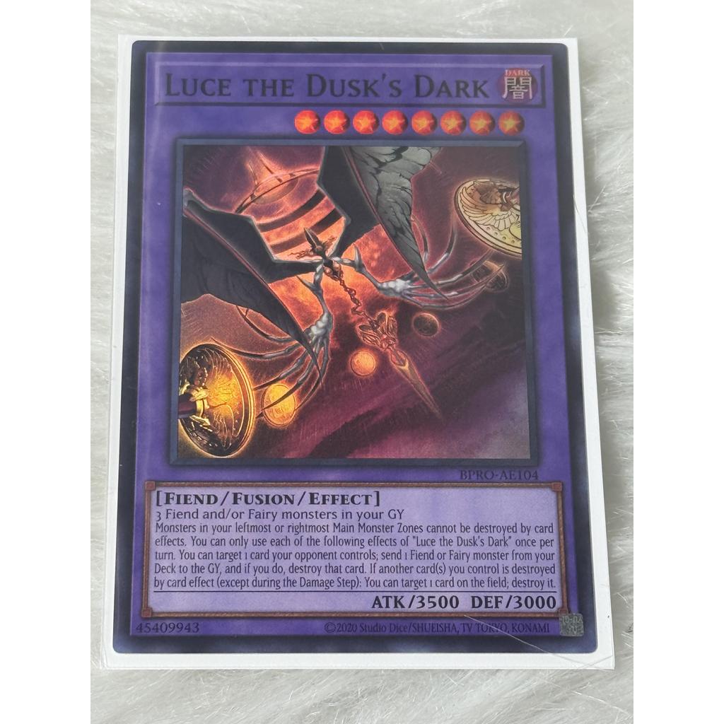 Thẻ bài Yugioh Tiếng Nhật chính hãng:  "Luce the Dusk's Dark" (BPRO-AE104)