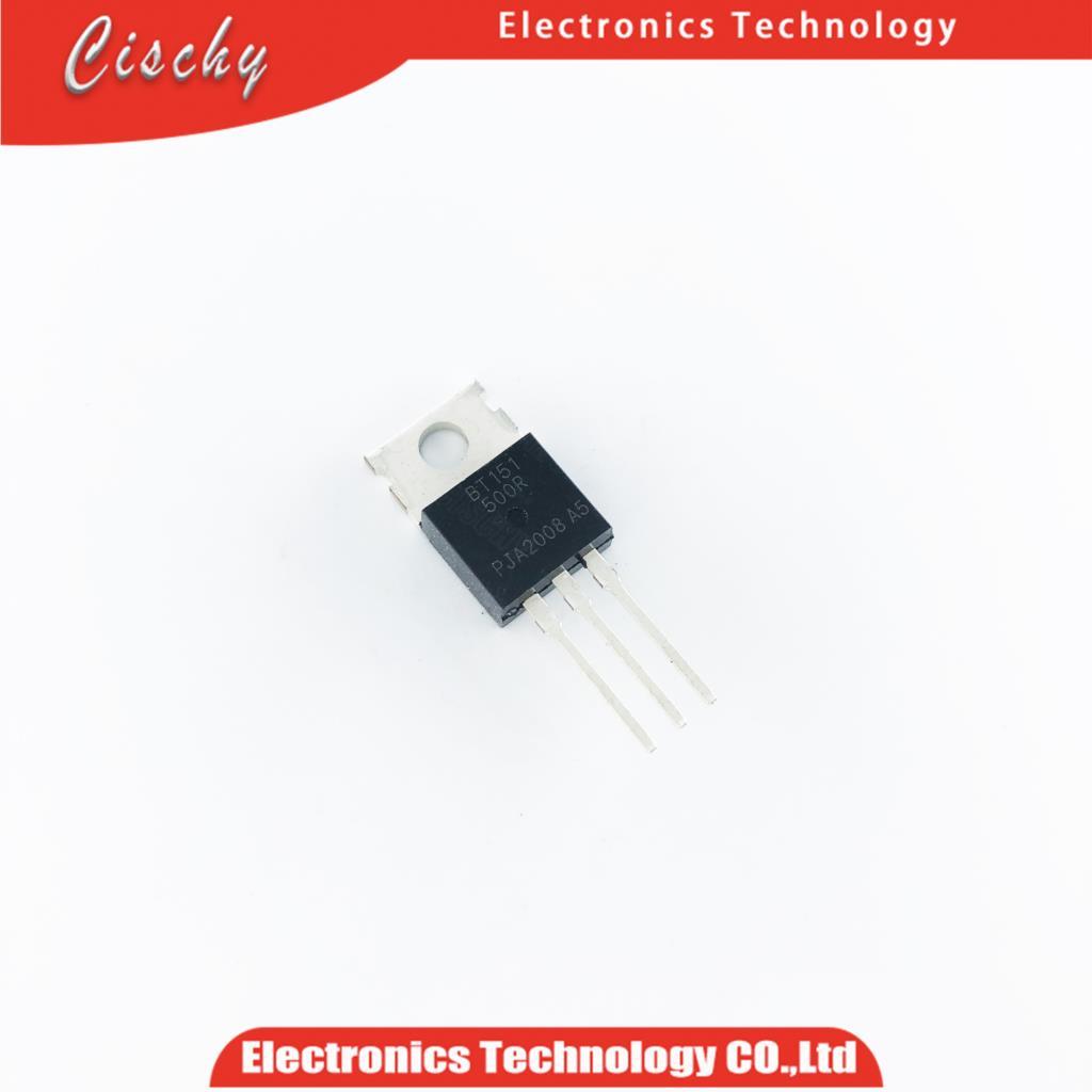 10 chiếc BT151 500R BT151 BT151 500 SCR THYRISTOR 12A 500V ĐẾN 220