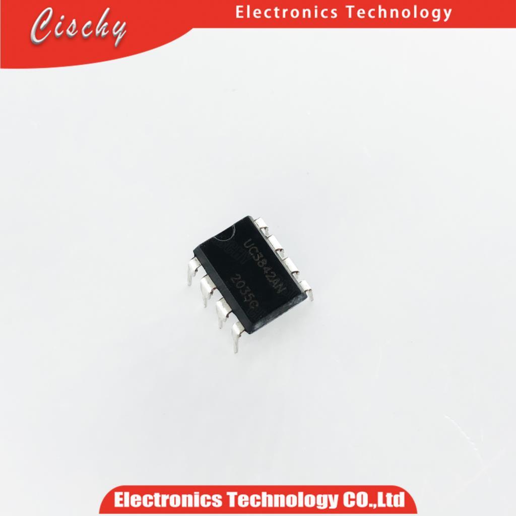 10 CÁI UC3842AN DIP8 UC3842 UC3842BN DIP 3842AN DIP 8 UC3842A UC3842B UC3842 IC mới và nguyên bản