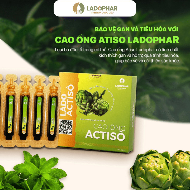 [FAMAX] Cao Ống Actiso Ladophar giải độc gan không phụ gia không chất bảo quản