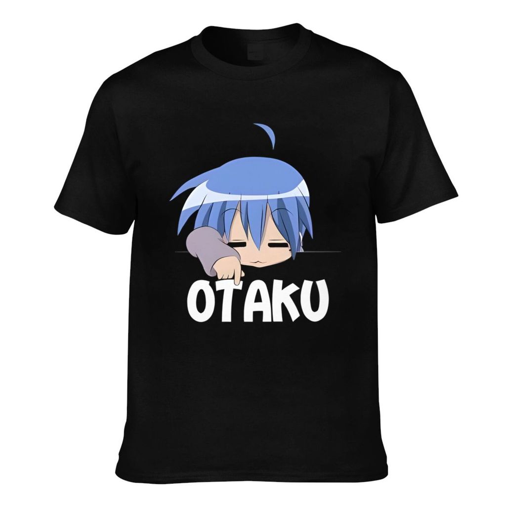 Thời Trang Mới Nhật Bản Otaku Konata Izumi Anime Phong Cách Mùa Hè Áo Thun Nam