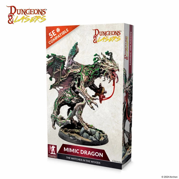 MIMIC DRAGON - DUNGEONS & LASERS - MINIATURE - ARCHON STUDIO - DNL0090