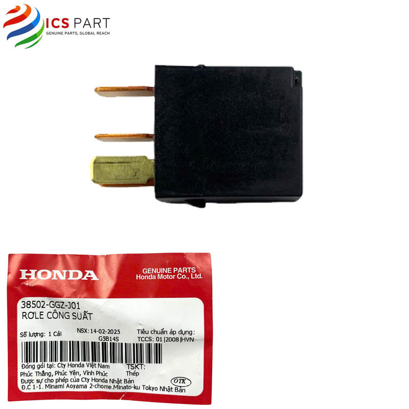 38502GGZJ01 |  RƠLE CÔNG SUẤT      Vision 110 K44, Vi K44, Vision Đời Trung     Honda