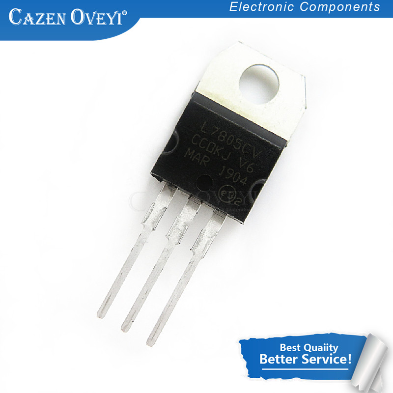 10 Cái / lốc L7805CV TO220 L7805 ĐẾN 220 7805 LM7805 MC7805 Còn Hàng