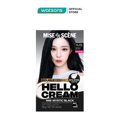Kem Nhuộm Tóc Phủ Bạc mise en scène Hello Cream Double Cover 120g