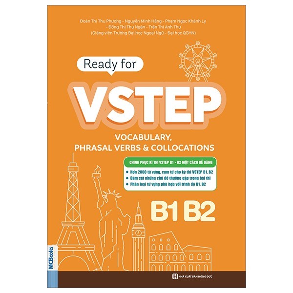 Sách - Ready For VSTEP - Vocabulary, Phrasal Verbs And Collocation B1 B2 - MCBooks