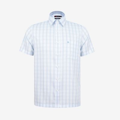 Áo sơ mi nam KHATOCO Tailor Fit ngắn tay A1MN538T2-CNCR841-2710-N