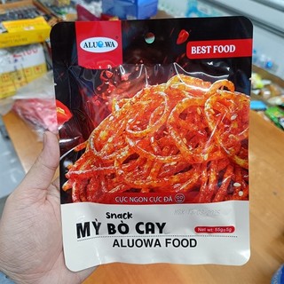 Combo 5 gói Snack Mỳ bò cay Aluwa 55g