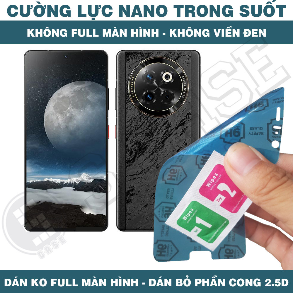 Cường Lực Nano Cho Sharp Aquos Sense 7 Plus Sense 4 Plus Sense 5G - Trong Suốt, Không Full Màn, Khôn