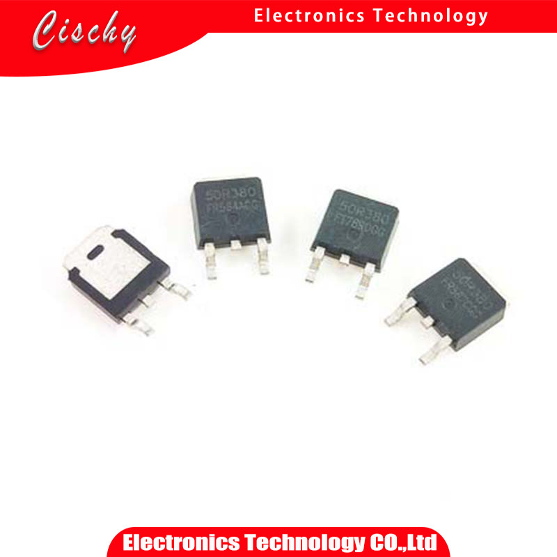 10 chiếc MMD50R380P ĐẾN 252 50R380P TO252 50R380 SOT MMD50R380 MMD50R380PPHR Chip MOSFET