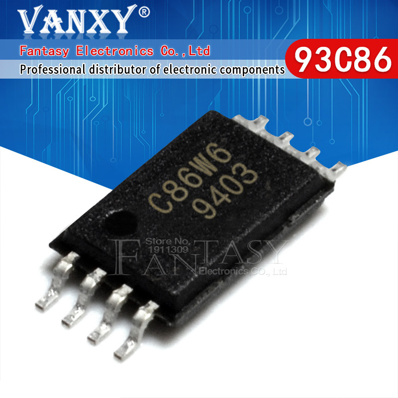 5 chiếc 93C86 C86W6 TSSOP8 Chip máy tính ô tô