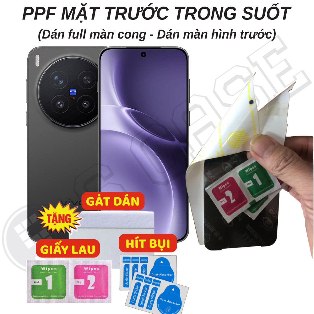 Dán PPF Full Màn Trong Suốt Cho Vivo X300 Pro X300