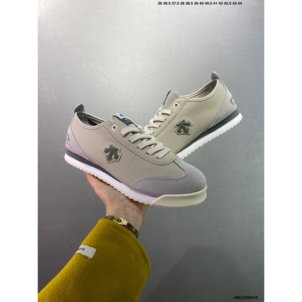 Giày Thể Thao Nam Phong Cách Bóng Đá, Da Xanh Đậm Trắng, Đế Cao Su Thô - ID2056