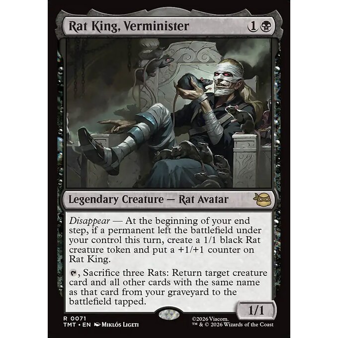 Magic: The Gathering - Teenage Mutant Ninja Turtles - Rat King, Verminister (71)