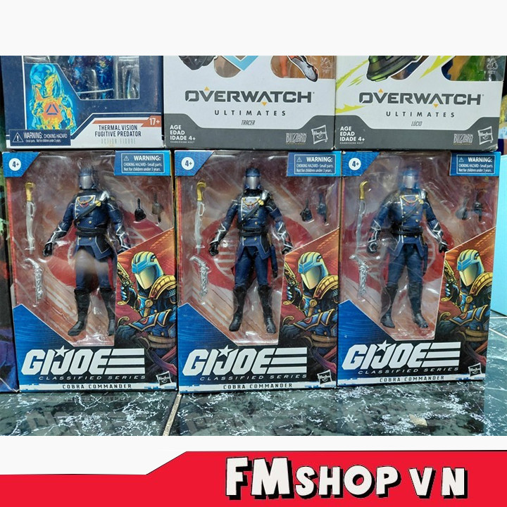(New) Mô Hình Nhân Vật Gi Joe Classified Series Cobra Commander