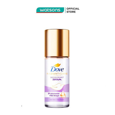 Lăn Ngăn Mùi Dove Radiant + Care Deodorant Serum 3% Niacinamide + 10X Omega6 45ml