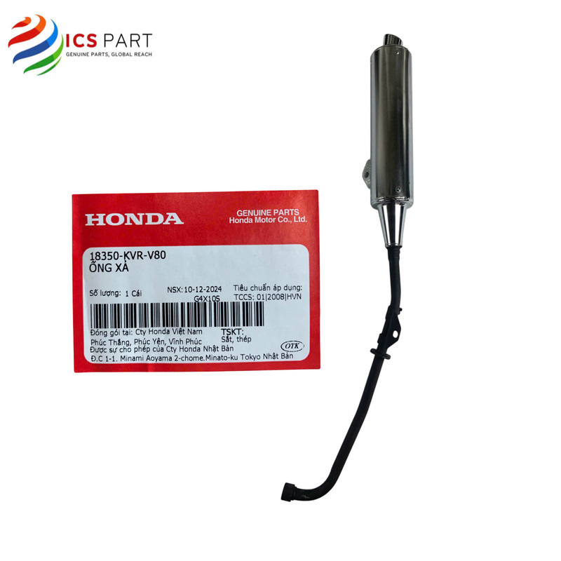 18350KVRV80 |  Bô, Pô, Ống Xả      Wave Rsx 100 Wave RSX 100 Siêu nhân KVR    Honda