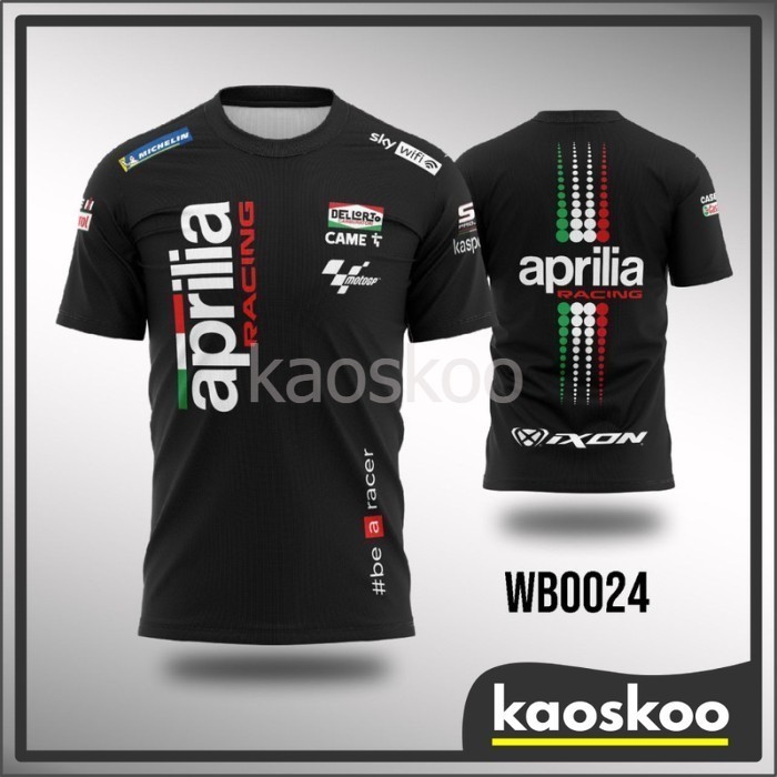 Áo thun đội đua Motogp Aprilia