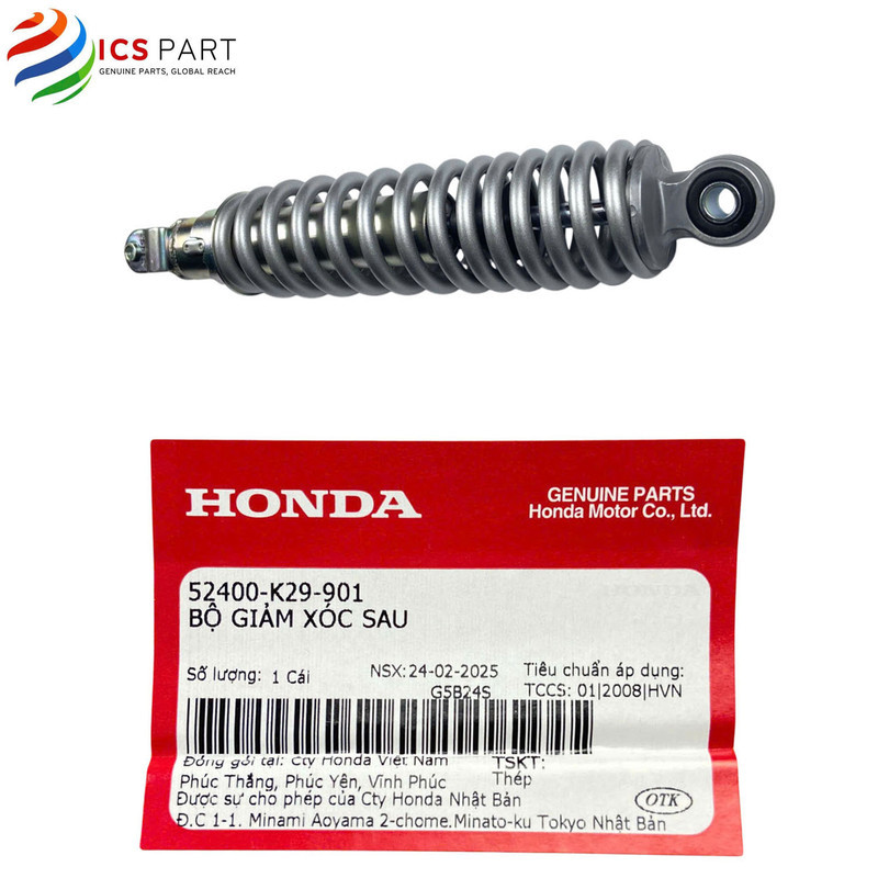 52400K29901 |  Giảm Xóc, Phược, Thụt  Sau    Sh Mode 125, Sh Nhỏ  2013 - 2020   Honda