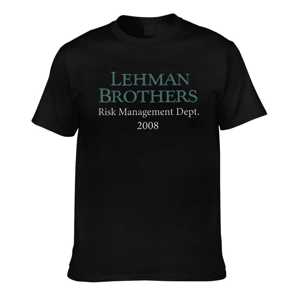 Casual Tee Men Lehman Brothers Phòng Quản lý rủi ro Bố in hình tốt
