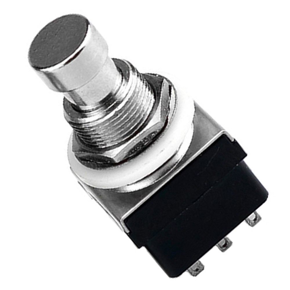 [COOCOB] 9 Pin ON-ON Tự Khóa Footswitch 3PDT Guitar Hiệu Ứng Bàn Đạp Hộp Stomp Latching