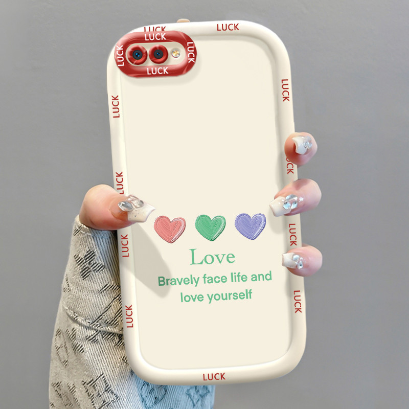 Ốp Lưng Realme C2 C2s OPPO A1K Silicon Case Trái tim nhỏ