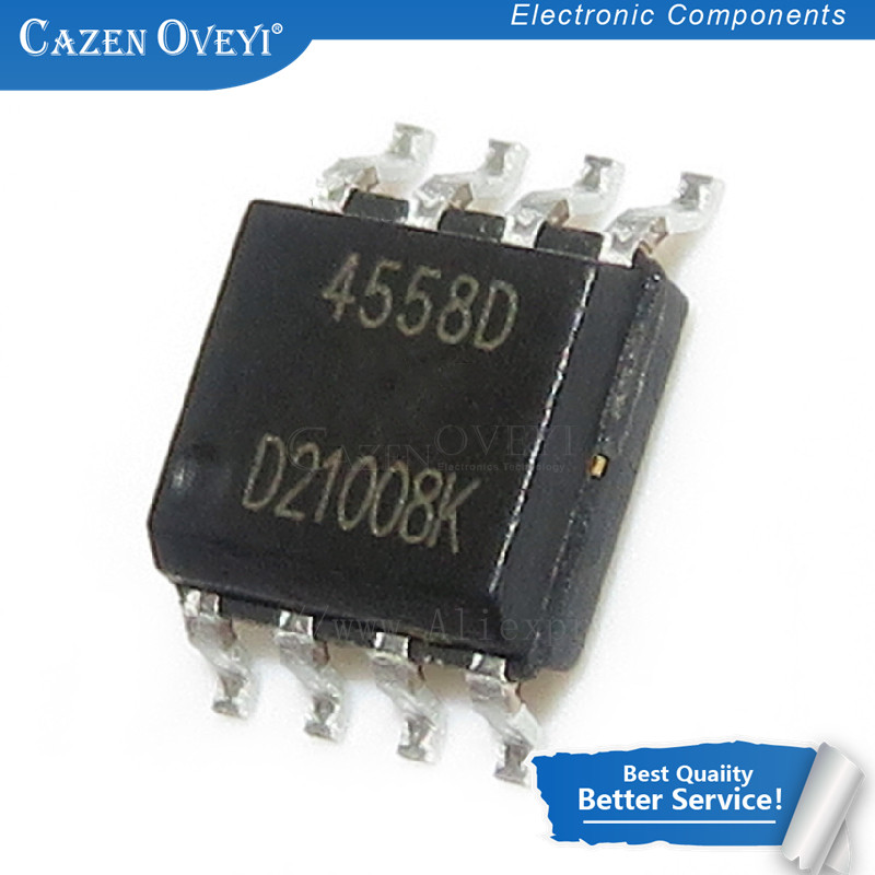 100 Cái / lốc JRC4558D SOP 8 NJM4558D SOP 4558 SMD 4558D JRC44558 Còn Hàng