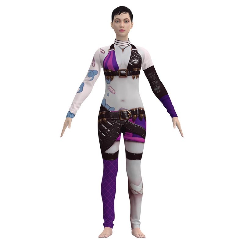 Trò Chơi Lol Arcane Season 2 Jinx Cosplay Trang Phục Liên Minh Huyền Thoại Jumpsuit Người Lớn Carniv
