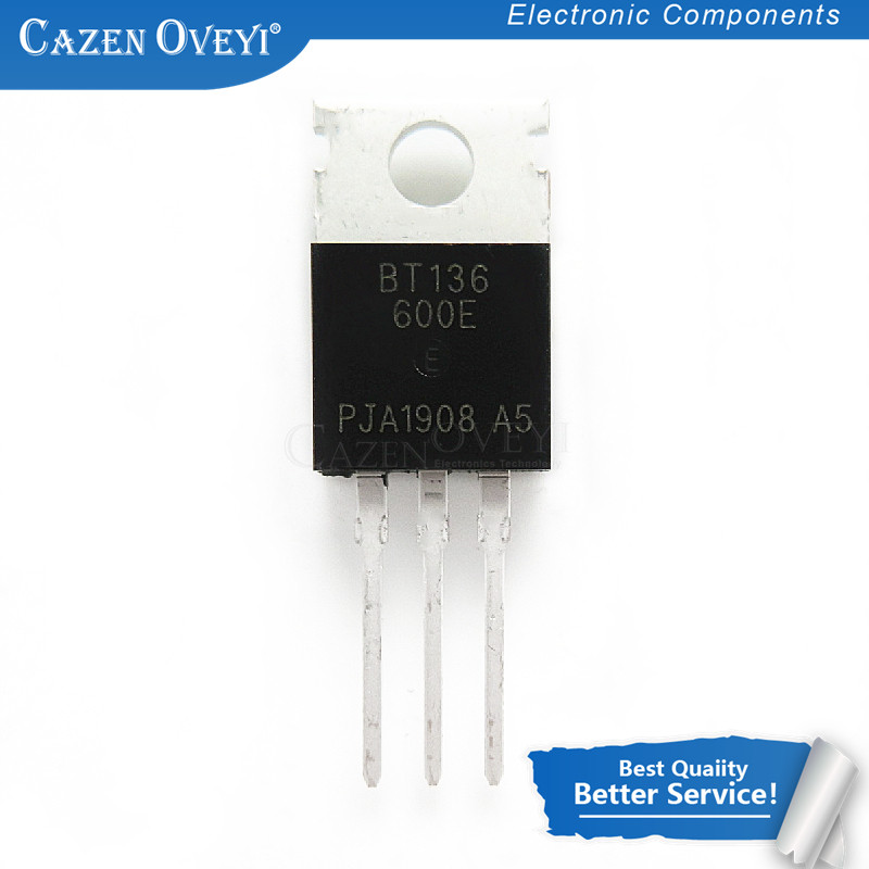 10 Cái / lốc BT136 600E TO220 BT136 600 TO 220 BT136 136 600E Còn Hàng