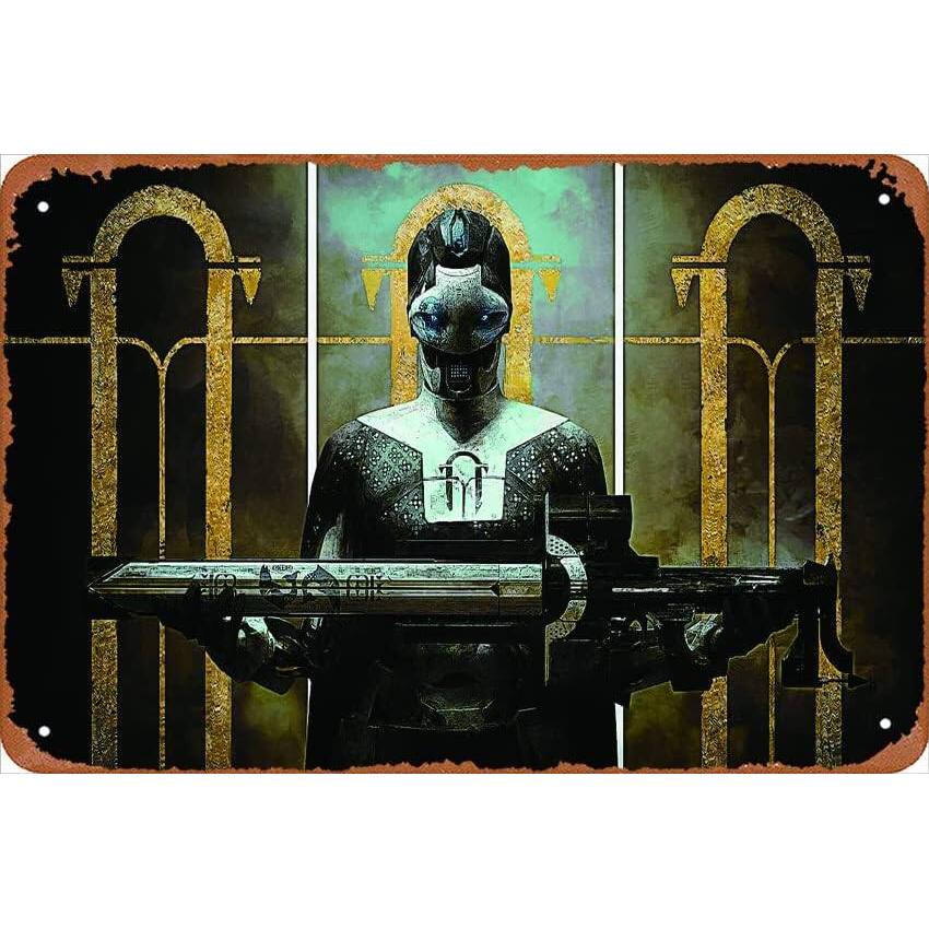 Destiny 2 Ada-1 Poster Kim Loại Tín Hiệu Retro Vintage 8x12 Inch Trang Trí Tường