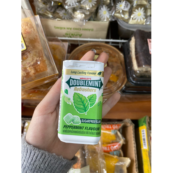 Doublemint sugarfree gum peppermint