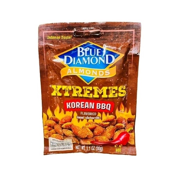 Sn- korean BBQ flavor almonds Blue Diamond 30g T6