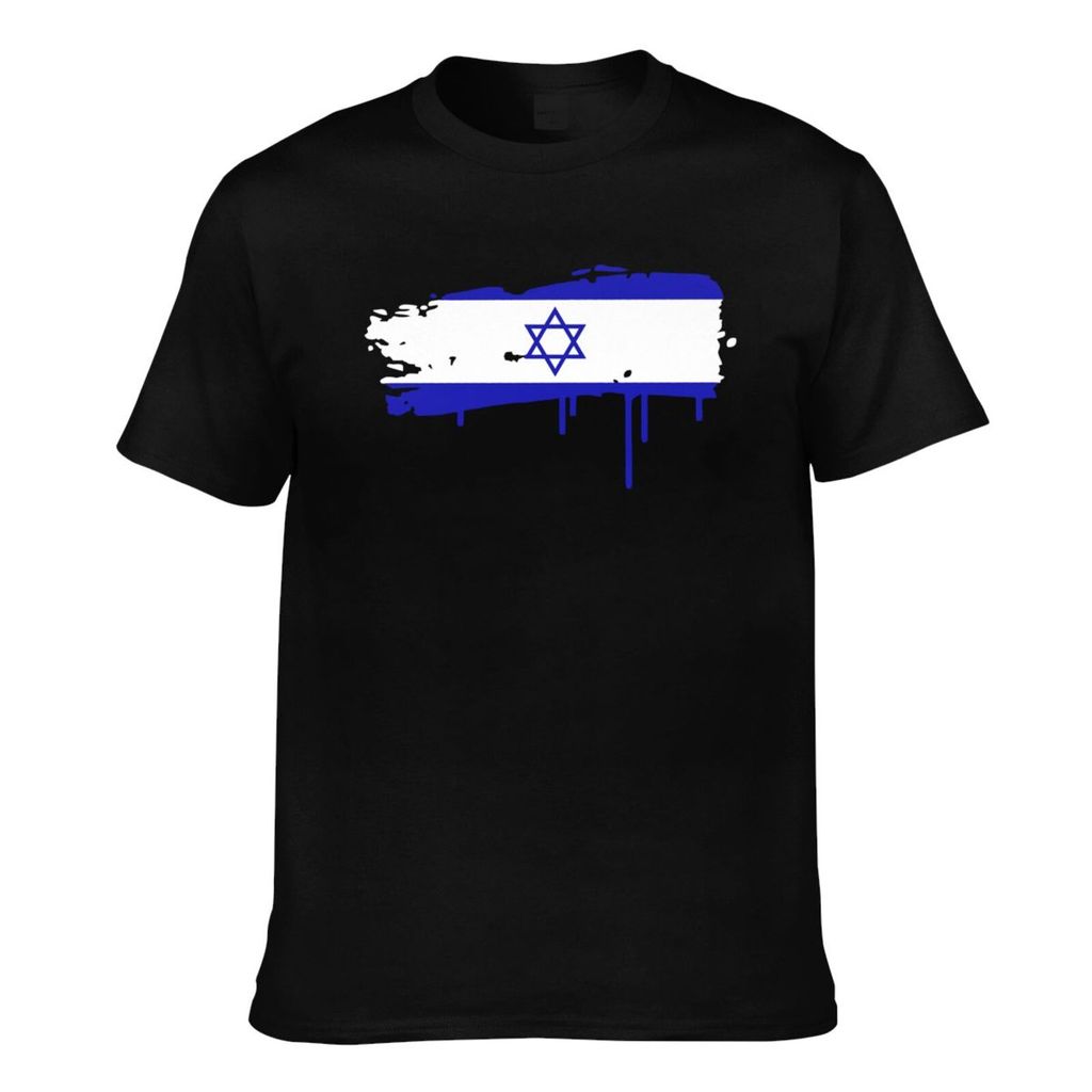Áo thun nam phong cách mùa hè Israel Flag Israel thời trang mới