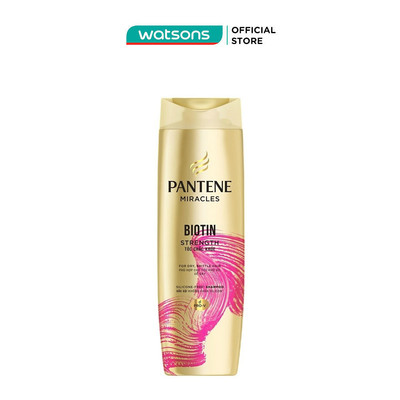Dầu Gội Pantene Chắc Khỏe Biotin Strength Silicone-Free Shampoo 300ml