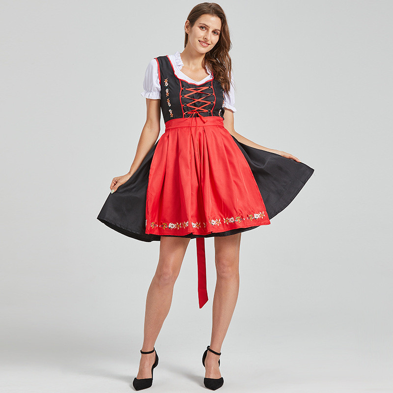 The New Lady Dirndl Oktoberfest Trang Phục Bavarian National Clubwear Cosplay Carnival Halloween Par