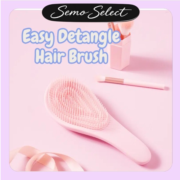 Daiso [Daiso] Bàn chải tóc dễ dàng gỡ rối / Vòng góc / Bàn chải tóc K-beauty