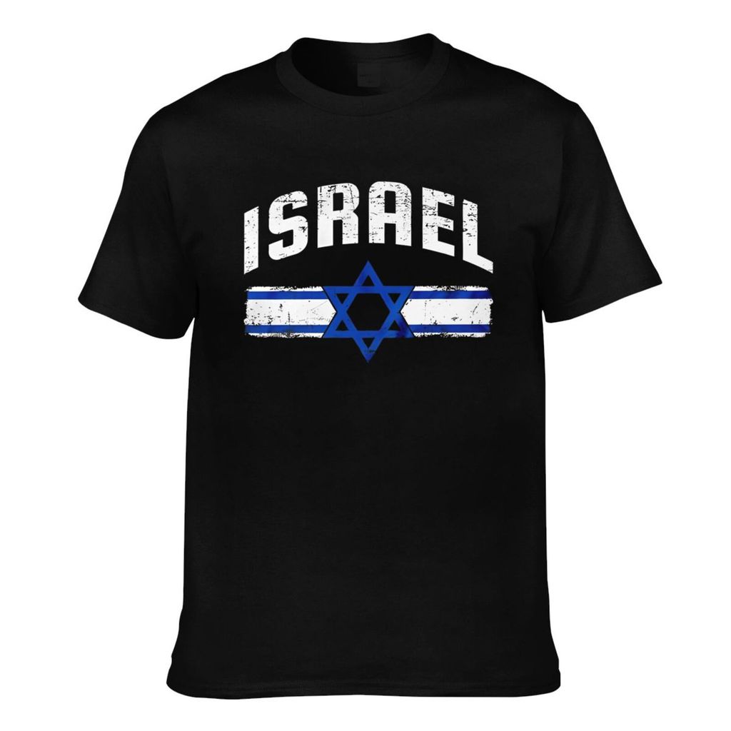 Áo thun nam thường ngày Di sản Israel Cha in hình tốt