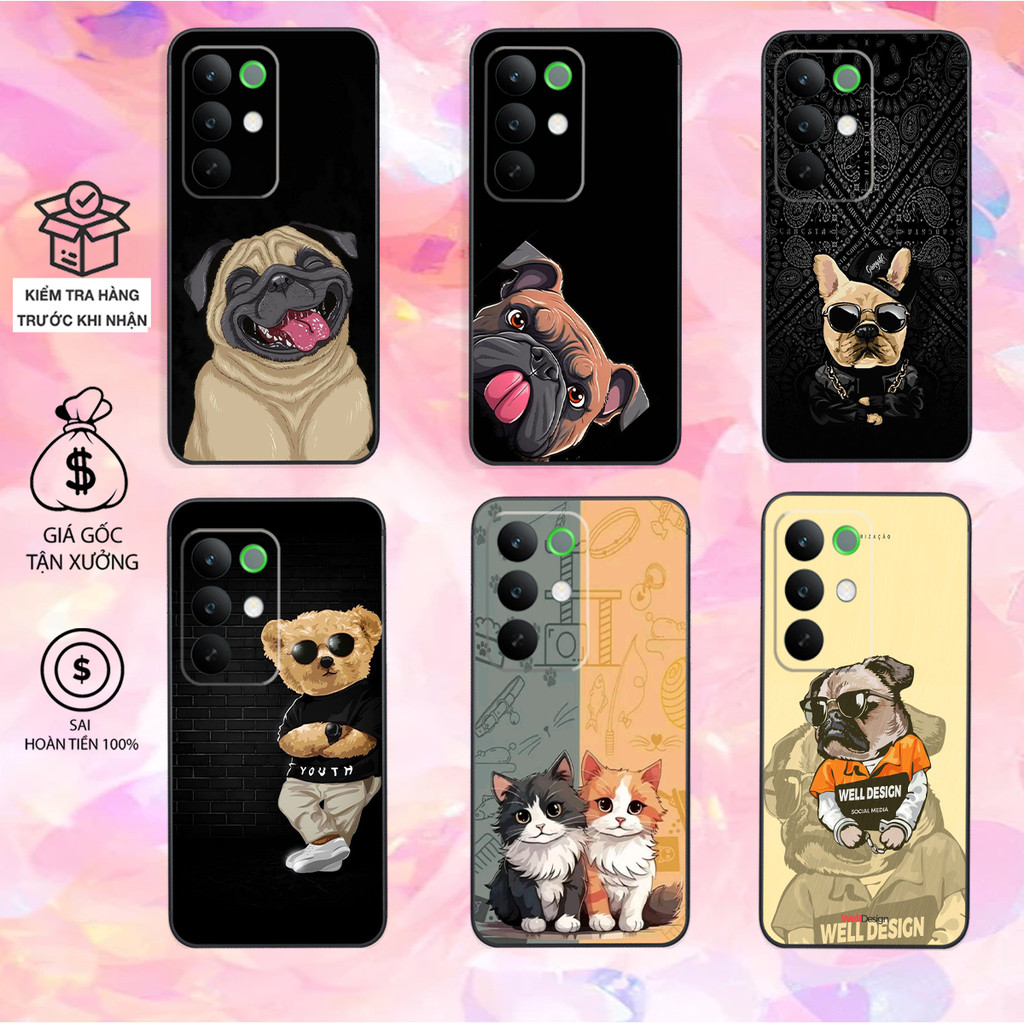 Ốp lưng Realme C85 / Realme C85 Pro hoạt hình cute,đáng yêu giá rẻ cạnh vuông