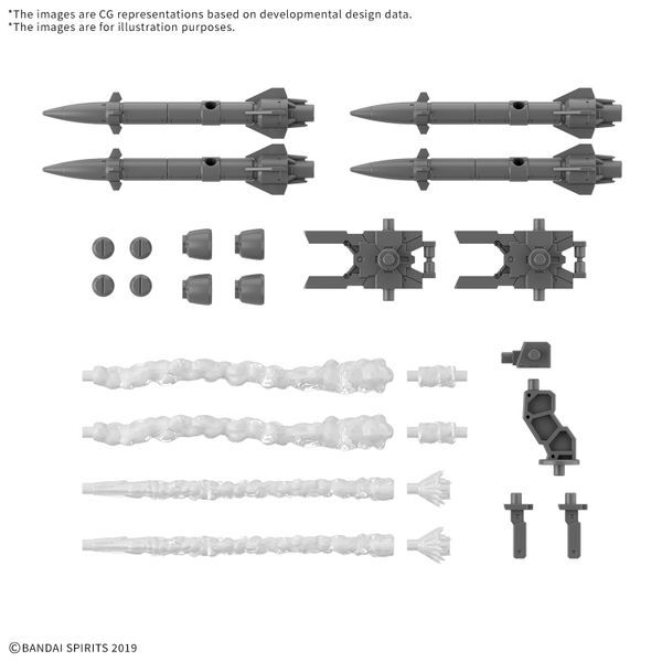 30MM 1/144 Option parts set 21 - Multi Missile 1