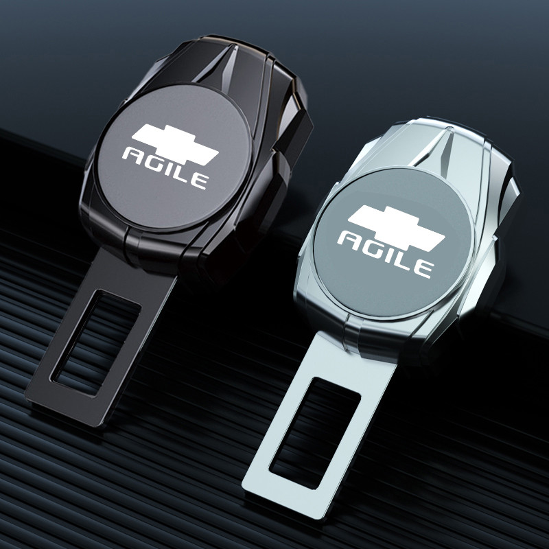 Dành Cho Xe Chevrolet Agile 2009-2014 100% Hợp Kim Kẽm Phong Cách Mecha Dây An Toàn Ô Tô Mở Rộng Khó
