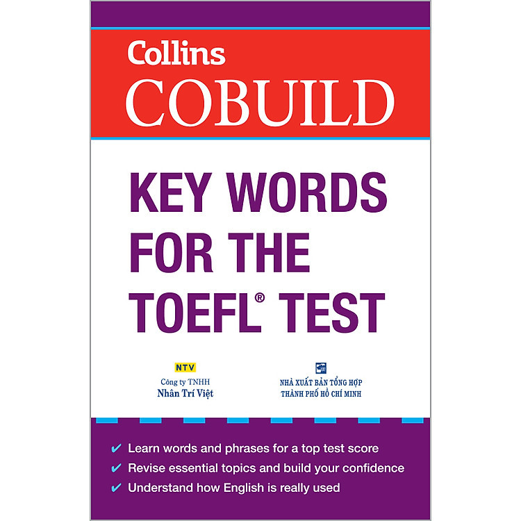 Sách Collins COBUILD Key Words For The TOEFL Test - Nhân Trí Việt