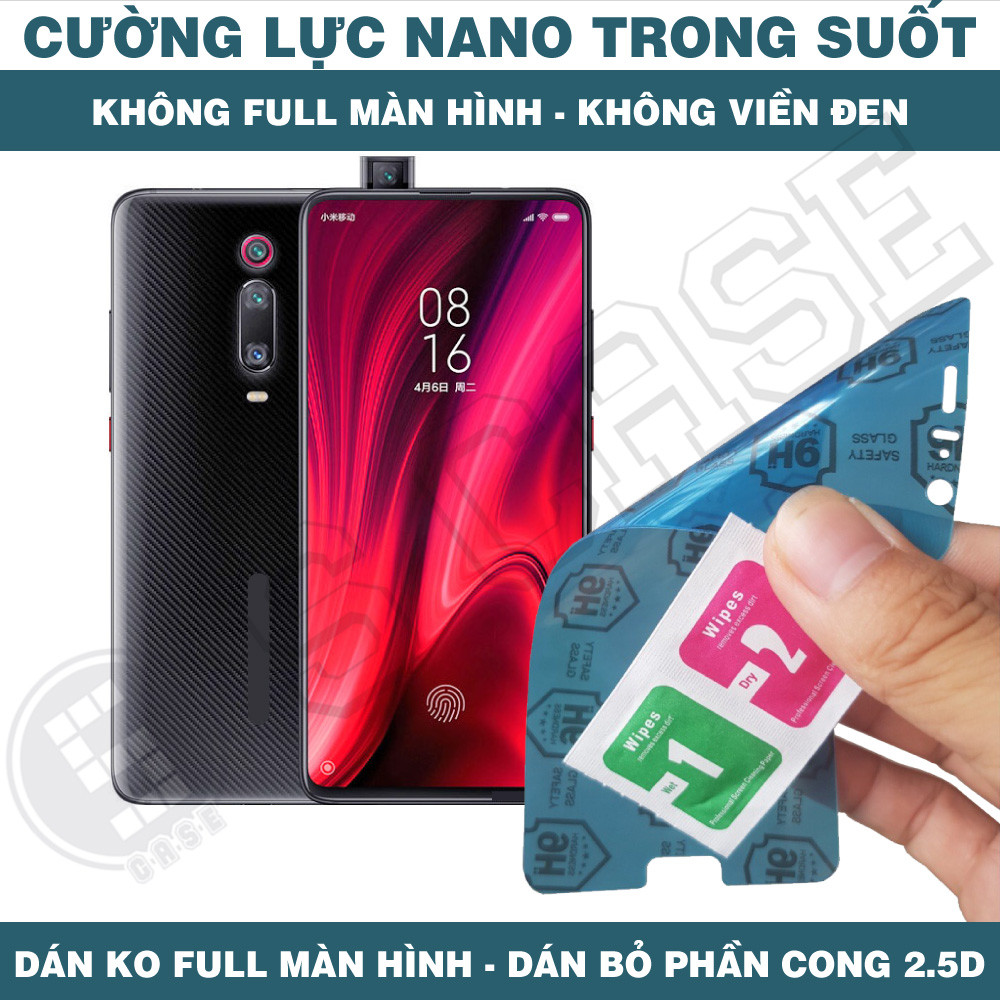 Cường Lực Nano Cho Xiaomi Redmi K20 Pro Premium - Trong Suốt, Không Full Màn, Không Viền Đen