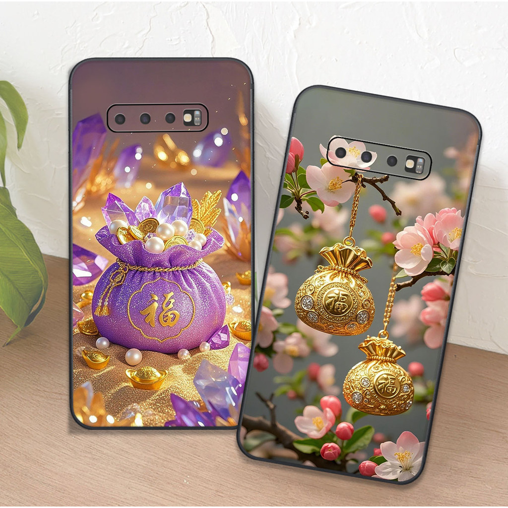 Ốp lưng Samsung S10 / S10 5G / S10 Plus / S10+ in hình túi thần tài may mắn V CASE
