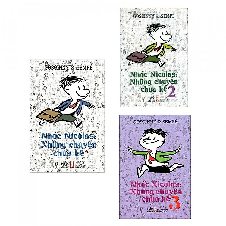 Combo Sách Nhóc Nicolas: Những chuyện chưa kể (3 tập)