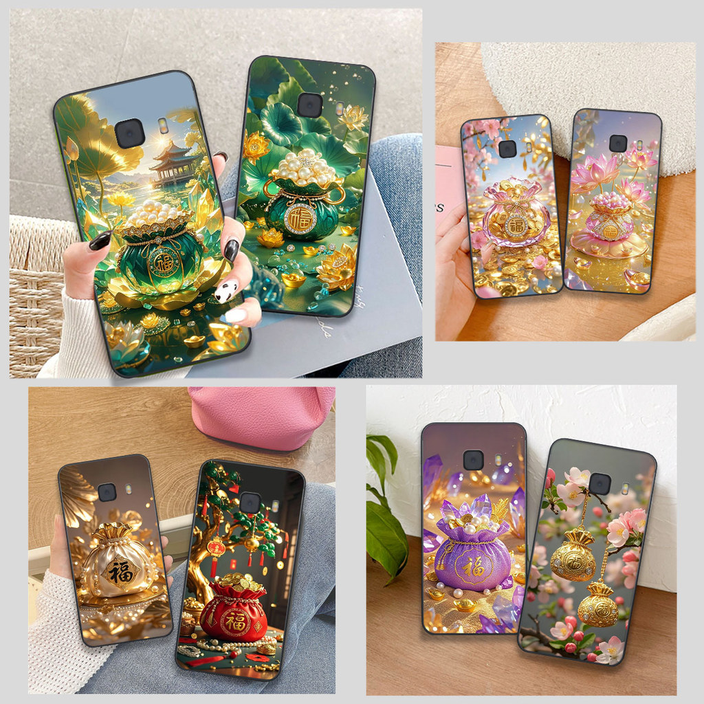 Ốp lưng Samsung Galaxy A9 Pro / C9 Pro in hình túi thần tài may mắn V CASE